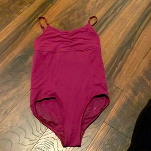 Dark red Ivivva girls size 14 body suit